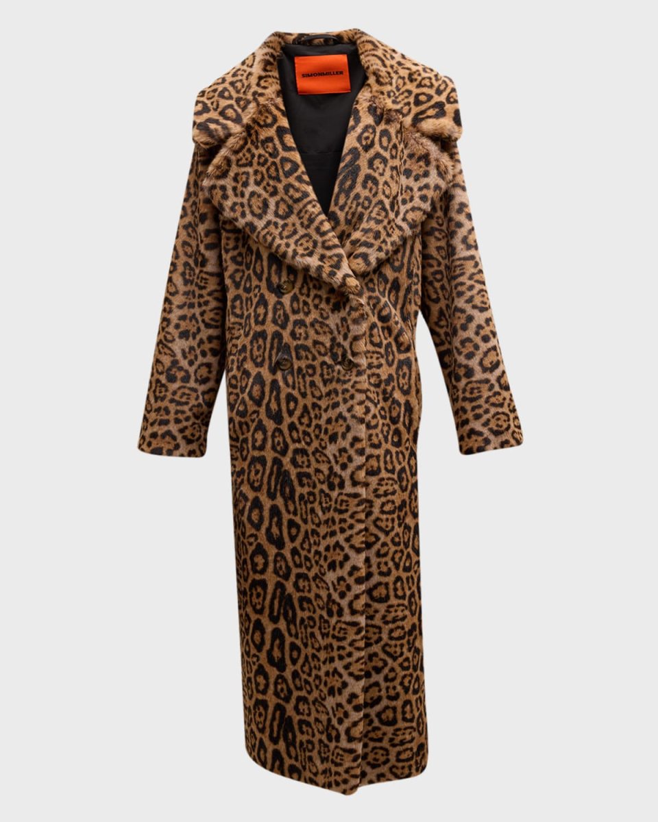 Jetz Cheetah Faux-Fur Coat